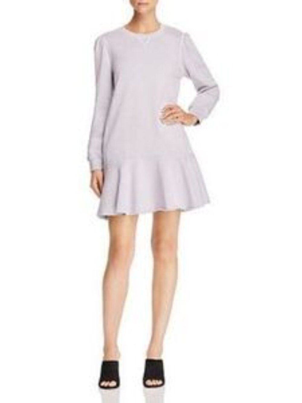 La Vie Rebecca Taylor Sweatshirt Dress Lavender Size XS